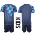 Cheap Croatia Away Football Kit Children World Cup 2022 Short Sleeve (+ pants)